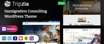 Tripzia Immigration Consulting WordPress Theme + RTL Nulled Free Download