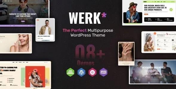 Werk Elementor Multipurpose WooCommerce Theme Nulled Free Download