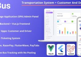 EZBus Transportation Management Solution – Two Flutter Apps + Backend + Admin panel Nulled Free Download