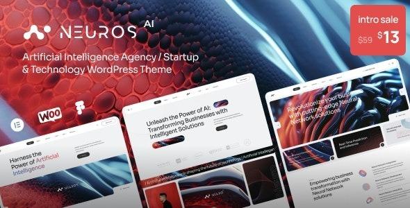 Neuros AI Agency & Technology WordPress Theme Nulled Free Download