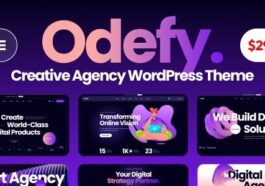 Odefy Creative Multipurpose WordPress Theme Nulled Free Download