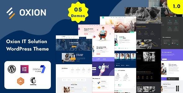 Oxion IT Solutions and Services WordPress Theme Nulled Free Download