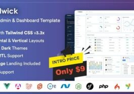 Tailwick Tailwind CSS Admin & Dashboard Template Nulled Free Download