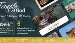 Temple of God Religion and Church WordPress Theme Nulled Free Download