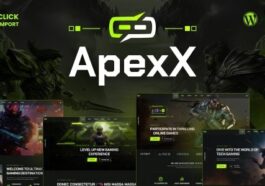 ApexX Esports & Gaming WordPress Theme Nulled Free Download