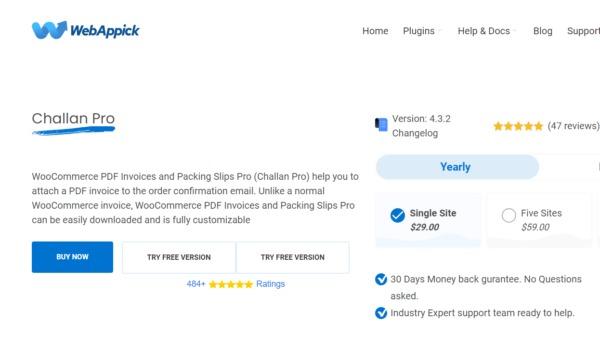 Challan Pro WooCommerce PDF Invoices and Packing Slips Pro by WebAppick Nulled Free Download