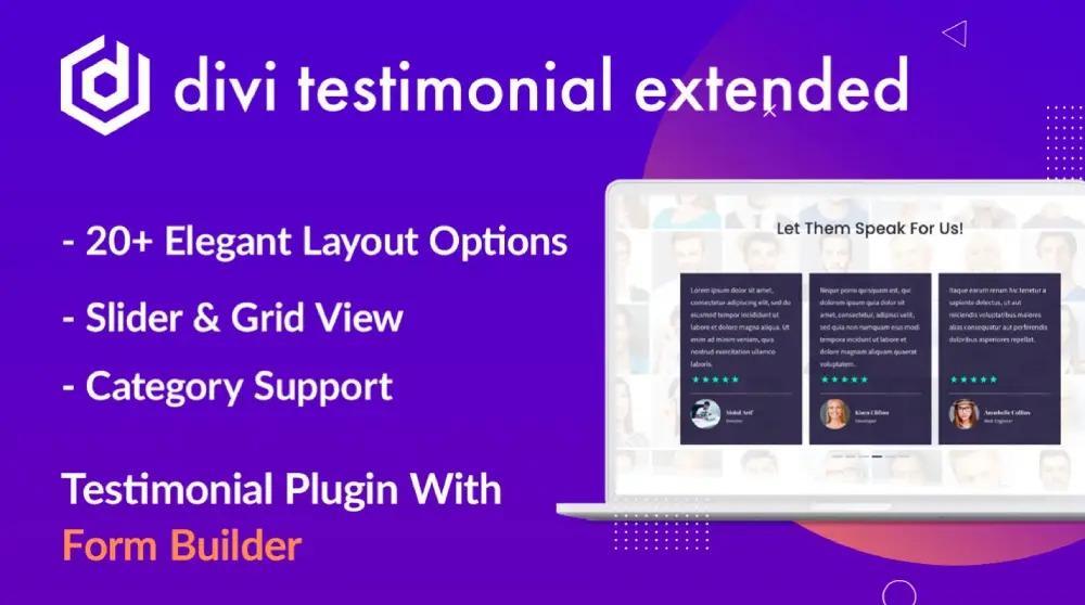 Divi Testimonial Extended Nulled Free Download