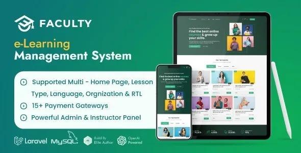 Faculty LMS Learning Management System – AI Powered SaaS Nulled Free Download