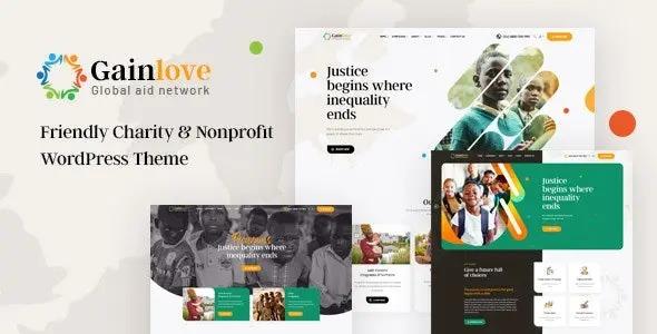 Gainlove Nonprofit WordPress Theme Nulled Free Download