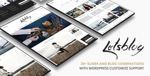 Lets Blog WordPress Theme Nulled Free Download