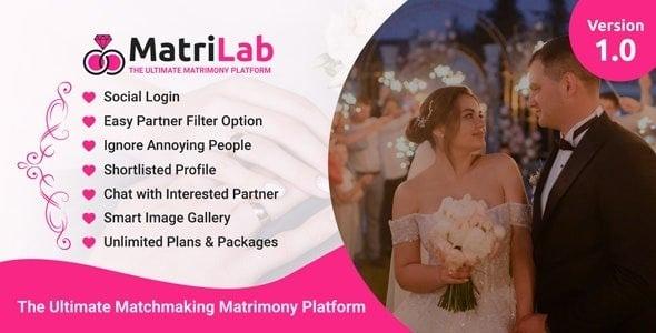 MatriLab Ultimate Matchmaking Matrimony Platform Nulled Free Download