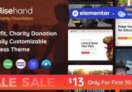 RiseHand Charity & Donation WordPress Theme Nulled Free Download