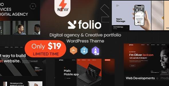 Webfolio Creative Portfolio & Digital Agency WordPress Elementor Theme Nulled Free Download