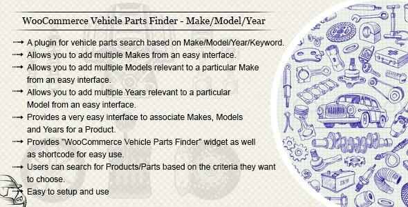 WooCommerce Vehicle Parts Finder Make Model Year Nulled Free Download