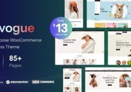 Anvogue Multipurpose WooCommerce WordPress Theme Nulled Free Download