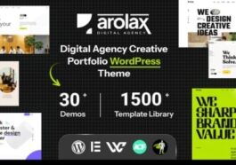 Arolax Creative Digital Agency Theme Nulled Free Download