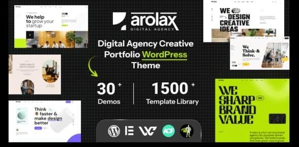 Arolax Creative Digital Agency Theme Nulled Free Download