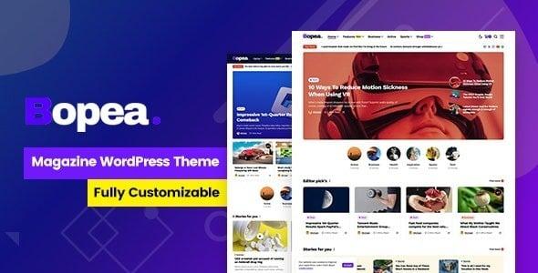 Bopea Newspaper & Magazine WordPress Theme Nulled Free Download