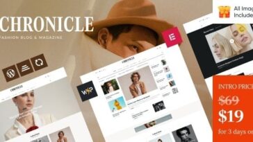 Chronicle Magazine & Blog WordPress Theme Nulled Free Download