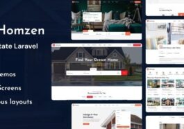 Homzen Laravel Real Estate Agency Portal Multilingual Nulled Free Download