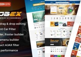 Mobex Auto Parts WordPress Theme Nulled Free Download