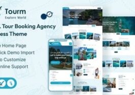 Tourm Travel & Tour Booking Agency WordPess Theme Nulled Free Download