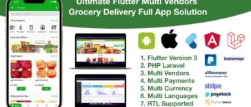 grocery delivery services ecommerce multi vendors Nulled Free Download