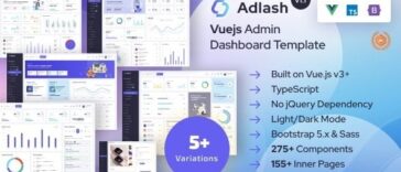 Adlash Vuejs Admin Dashboard Template Nulled Free Download